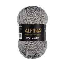 Пряжа ALPINA "HARMONY" 100% мериносовая шерсть 10 * 50г 175 м №12 св.серый. Цена за упаковку 10 шт — фото 1