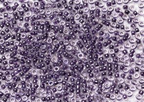 Бисер Япония MIYUKI Seed Beads 15/0 100г 0223 кристалл виноградная линия внутри — фото 2
