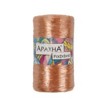 Пряжа ARACHNA " Raffia" 100% полипропилен 5 * 50г ± 10 г 200 м №41 св. коричневый. Цена за упаковку 5 шт — фото 1