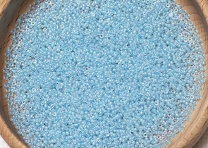 Бисер Япония MIYUKI Seed Beads 15/0 100г 0278 кристалл радужный аква-линия внутри — фото 5