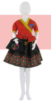 Набор для шитья " DressYourDoll" Одежда для кукол №4 S411- 0102 Steffi Folk — фото 1