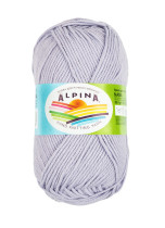 Пряжа ALPINA " NANA" 70% хлопок, 30% полиамид 10 * 50г 105 м №04 сиренево- голубой. Цена за упаковку 10 шт — фото 1