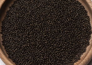 Бисер Япония MIYUKI Seed Beads 15/0 5г 2004 тёмно-оливковый матовый металлизированный — фото 5