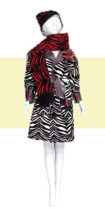 Набор для шитья " DressYourDoll" Одежда для кукол №2 S213- 0606 Judy Zebra — фото 1