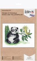 " Klart" набор для вышивания 8- 277 " Панда и гусеница"  — фото 3