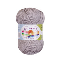 Пряжа ALPINA " SLAVIC" 70% вискоза, 30% шерсть 10 * 50г 140 м №04 св. серый. Цена за упаковку 10 шт — фото 1