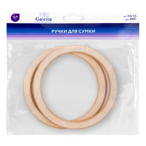 " Gamma" HA- 33 Ручки для сумки 12. 9 см 2 шт. №01 светлое дерево — фото 2