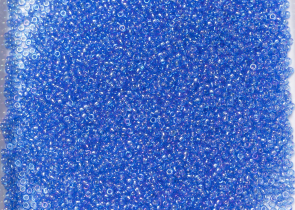 Бисер Япония MIYUKI Seed Beads 15/0 100г 0261 светло-сапфир прозрачный радужный — фото 4