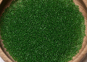Бисер Япония MIYUKI Seed Beads 15/0 100г 0146 зелёный прозрачный — фото 5