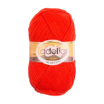 Пряжа ADELIA " MARCUS" 60% полиэстер, 40% шерсть 5 * 100 г 375 м №06 оранжевый. Цена за упаковку 5 шт — фото 1