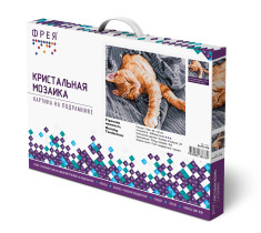 Кристальная ( алмазная) мозаика  " ФРЕЯ" ALPD- 076 на подрамнике " Утренняя нежность" 40 х 30 см — фото 2