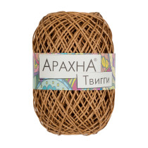 Пряжа ARACHNA " Twiggy" 100% целлюлоза 5 * 50г ± 5 г 80 м №06 бежевый. Цена за упаковку 5 шт — фото 1