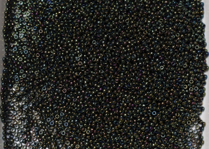 Бисер Япония MIYUKI Seed Beads 15/0 100г 0453 лесно-зелёный ирис металлизированный — фото 4