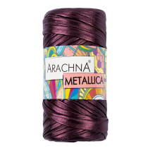 Пряжа ARACHNA " METALLICA" 100% полиэстер 4 * 115 г ± 10 г 50 м №06 винный. Цена за упаковку 4 шт — фото 1