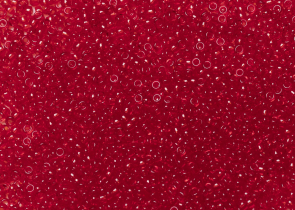 Бисер Япония MIYUKI Seed Beads 15/0 5г 0141 красный прозрачный — фото 2