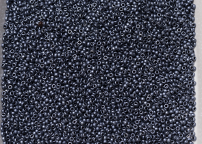 Бисер Япония MIYUKI Seed Beads 15/0 100г 2001 сине-серый матовый — фото 4