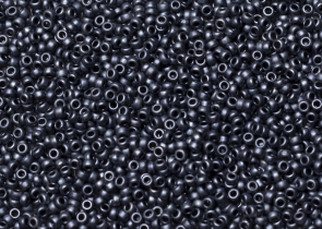 Бисер Япония MIYUKI Seed Beads 15/0 100г 2001 сине-серый матовый — фото 2
