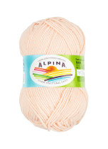Пряжа ALPINA " NANA" 70% хлопок, 30% полиамид 10 * 50г 105 м №06 бл. розовый. Цена за упаковку 10 шт — фото 1