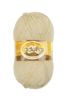 Пряжа ADELIA " JAKE CLASSIC" 75% шерсть, 25% нейлон 5 * 100 г 410 м №04 св. бежевый. Цена за упаковку 5 шт — фото 1