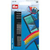 Иглы для шитья ручные " PRYM" 128185 набор " Hobby" для рукоделия 33 шт. в блистере ассорти — фото 1