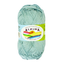 Пряжа ALPINA " SATI" 100% мерсеризованный хлопок 10 * 50г 170 м №063 св. бирюзовый. Цена за упаковку 10 шт — фото 1