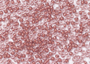 Бисер Япония MIYUKI Seed Beads 15/0 100г 0364 ягода блестящий с цветной линией — фото 2