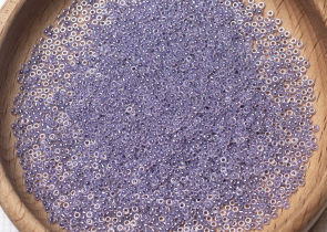 Бисер Япония MIYUKI Seed Beads 15/0 100г 0525 фиолетовый цейлон — фото 5