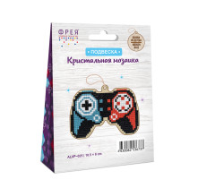 Кристальная ( алмазная) мозаика  " ФРЕЯ" ALVP- 025 подвеска " Джойстик" 10. 5 х 8 см — фото 2