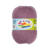 Пряжа ALPINA " WHITE RABBIT" 55% пух кролика, 45% нейлон 10 * 50г 300 м №208 черный. Цена за упаковку 10 шт — фото 2