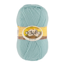 Пряжа ADELIA " LUCAS" 70% шерсть, 30% акрил 5 * 100 г 218 м №19 мята. Цена за упаковку 5 шт — фото 1