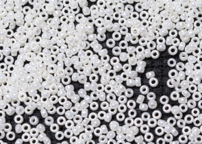 Бисер Япония MIYUKI Seed Beads 15/0 100г 0591 слоновая кость жемчуг цейлон — фото 2