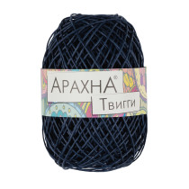Пряжа ARACHNA " Twiggy" 100% целлюлоза 5 * 50г ± 5 г 80 м №07 синий. Цена за упаковку 5 шт — фото 1