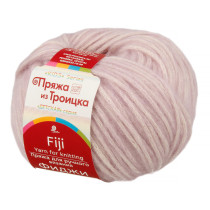 Пряжа из Троицка " Фиджи" 60% хлопок, 20% мериносовая шерсть, 20% акрил 5 * 50г 95 м №178 св. сиреневый. Цена за упаковку 5 шт — фото 1