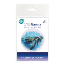 " Gamma" BEM Игольница- магнит в пакете с еврослотом №18 Морская черепаха — фото 1
