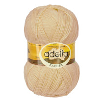 Пряжа ADELIA " RACHEL" 90% шерсть, 10% полиэстер 5 * 100 г 400 м №17 бежевый. Цена за упаковку 5 шт — фото 1