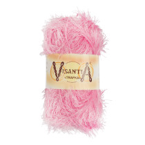 Пряжа VISANTIA " TRAFKA" 100% полиэстер 5 * 100 г 150 м №0014 ярк. розовый. Цена за упаковку 5 шт — фото 1