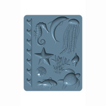 " Sculpey" Silicone Bakeable Mold силиконовая форма для слепков APM 61 Sea Life — фото 2
