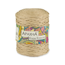 Пряжа ARACHNA " Cord Classic" 100% полиэфир 3 * 200 г ± 10 г 100 м №04 св. бежевый. Цена за упаковку 3 шт — фото 1