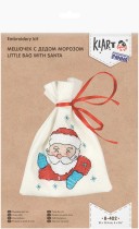 " Klart" набор для вышивания 8- 402 " Мешочек с Дедом Морозом"  — фото 2