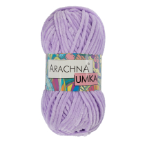 Пряжа ARACHNA "UMKA" 100% полиэстер 5 * 100 г 120 м №15 св.сиреневый. Цена за упаковку 5 шт — фото 1