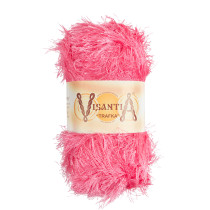 Пряжа VISANTIA " TRAFKA" 100% полиэстер 5 * 100 г 150 м №0016 розовый. Цена за упаковку 5 шт — фото 1