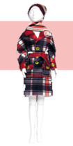 Набор для шитья " DressYourDoll" Одежда для кукол №2 S213- 0610 Judy Red/ Black — фото 1