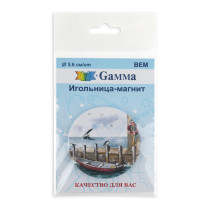 " Gamma" BEM Игольница- магнит в пакете с еврослотом №03 Причал — фото 1