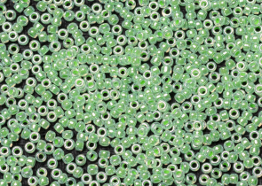 Бисер Япония MIYUKI Seed Beads 15/0 100г 0520 мятно-зелёный цейлон — фото 2