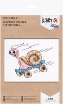 " Klart" набор для вышивания 8- 211 " Быстрая улитка"  — фото 3
