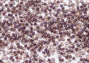 Бисер Япония MIYUKI Seed Beads 15/0 5г 1839 топаз радужный аметистовая линия внутри — фото 2