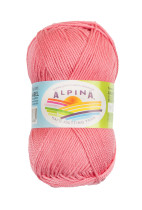 Пряжа ALPINA "ANABEL" 100% мерсеризованный хлопок 10 * 50г 120 м №303 розовый. Цена за упаковку 10 шт — фото 1