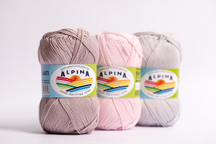 Пряжа ALPINA " SATI" 100% мерсеризованный хлопок 10 * 50г 170 м №088 яр. зеленый. Цена за упаковку 10 шт — фото 5