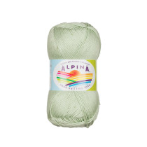 Пряжа ALPINA " ORGANICA" 80% хлопок, 20% лён 10 * 50г 170 м №07 св. серо- зеленый. Цена за упаковку 10 шт — фото 1