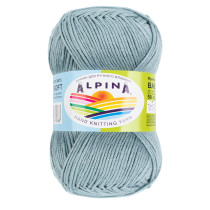 Пряжа ALPINA "BABY SUPER SOFT" 50% хлопок, 50% бамбук 10 * 50г 150 м №14 мятный. Цена за упаковку 10 шт — фото 1